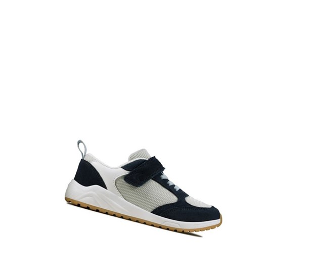Clarks Aeon Flex Textilne Tenisky Chlapcenske Námornícka Modrá | KOLX-37491