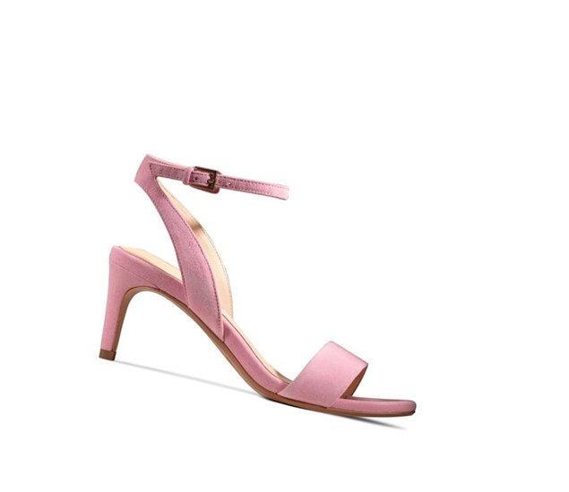 Clarks Amali Jewel Semisove Sandale na Podpatku Damske Ruzove | SCEX-76915