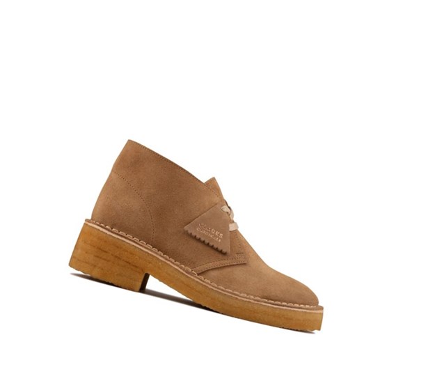 Clarks Arisa Semisove Púštne Čižmy Damske Hnede | GINM-40162