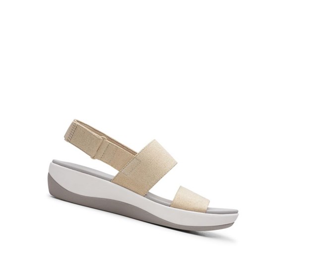 Clarks Arla Jacory Sandale na Platforme Damske Svetlo Zlate | EDOR-81675