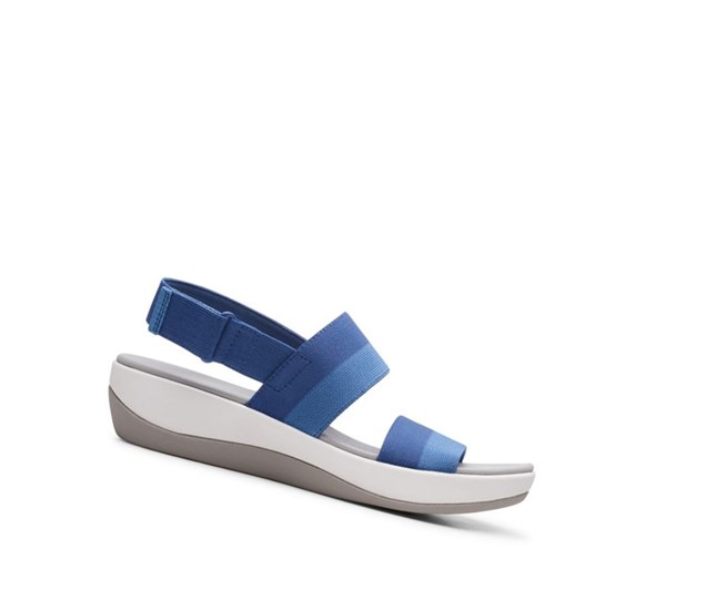 Clarks Arla Jacory Sandale na Platforme Damske Indigo | NVQK-37214