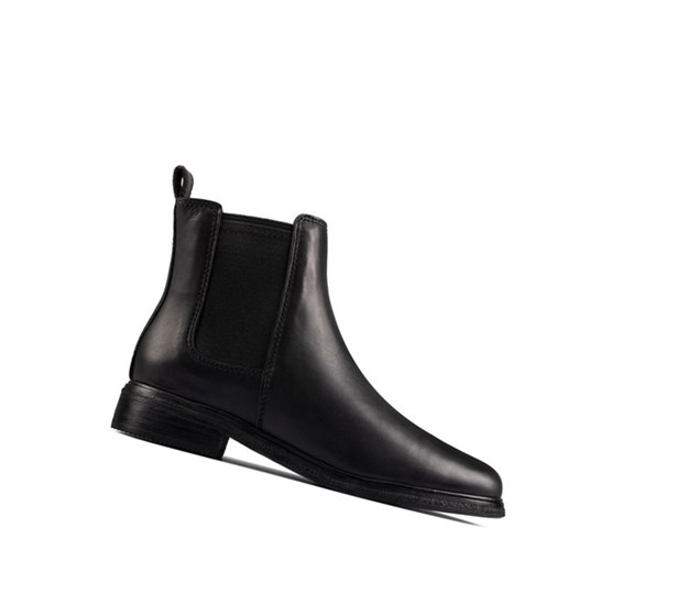 Clarks Arlo Kozene Chelsea Cizmy Damske Čierne | TOAP-04289