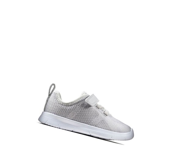 Clarks Ath Flux Kozene Tenisky Dievcenske Siva | LVWP-09564