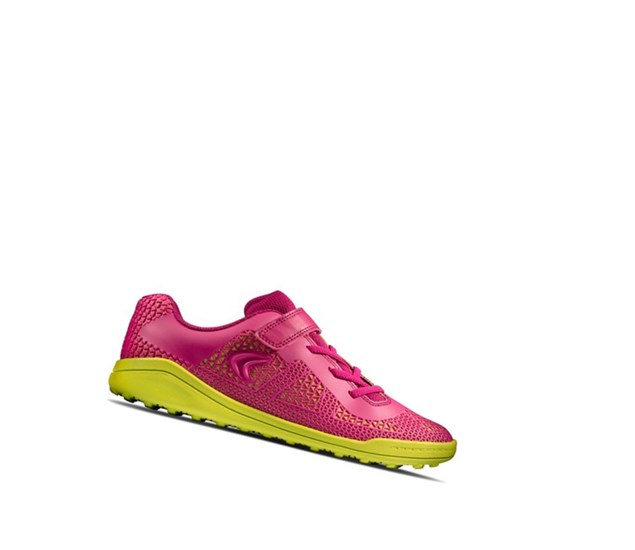 Clarks Award Swift Tenisky Chlapcenske Ruzove Citrón | NIRJ-61340