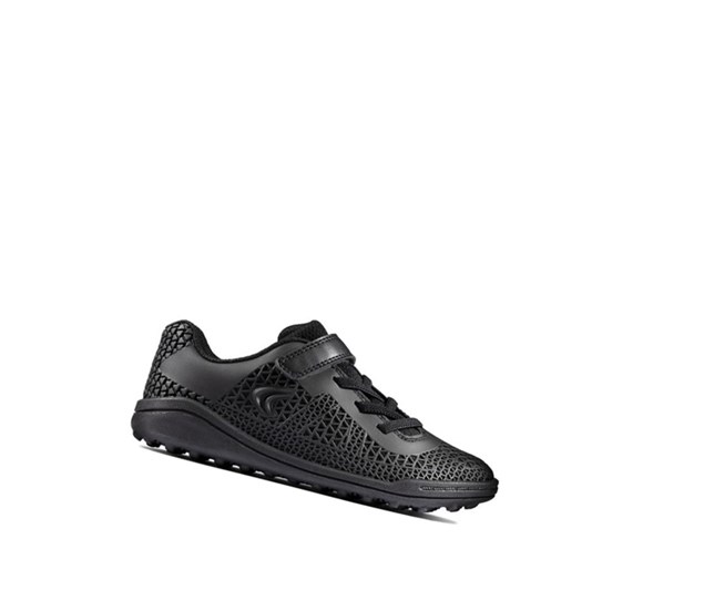 Clarks Award Swift Tenisky Chlapcenske Čierne | MQJX-38094