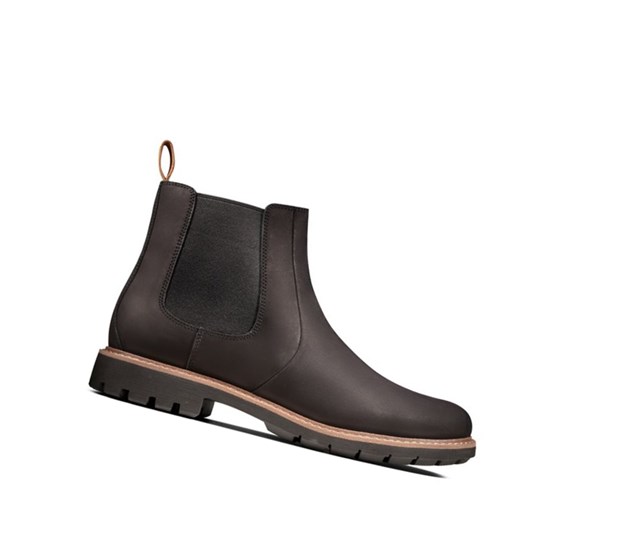 Clarks Batcombe Up Nubuck Semisove Chelsea Cizmy Panske Čierne | PSCU-45398