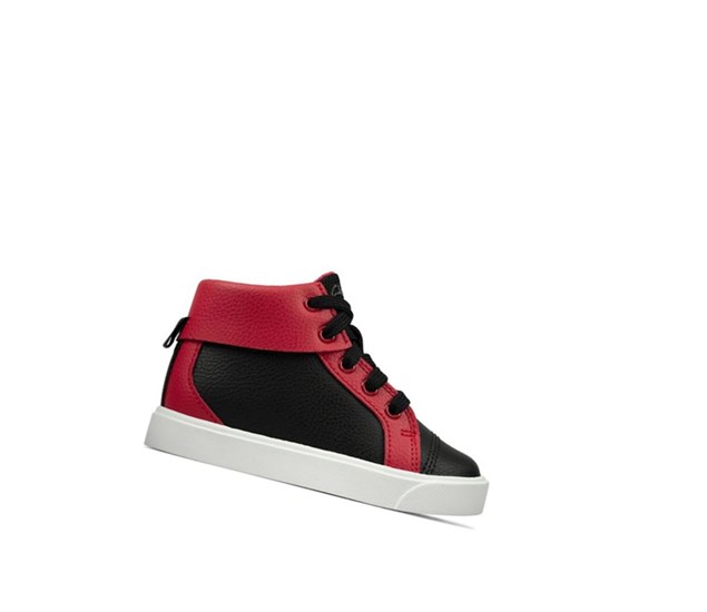 Clarks City Oasis Kozene Kozene Topanky Chlapcenske Čierne | UXQZ-07492