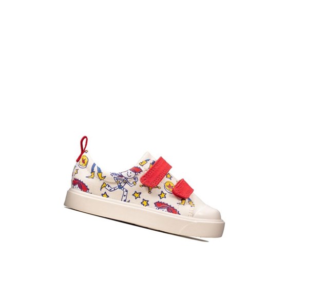 Clarks City Team Casual Obuv Dievcenske Biele | CNAV-65173