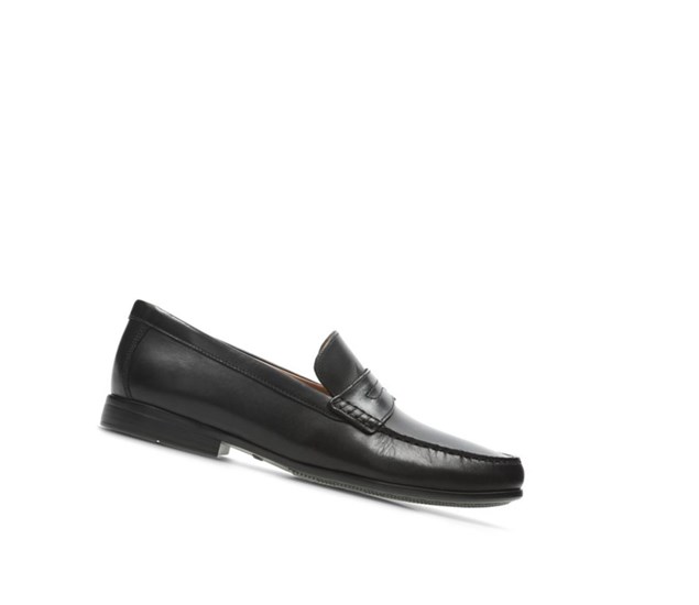 Clarks Claude Lane Slip On & Mokasiny Panske Čierne | SZXE-95781