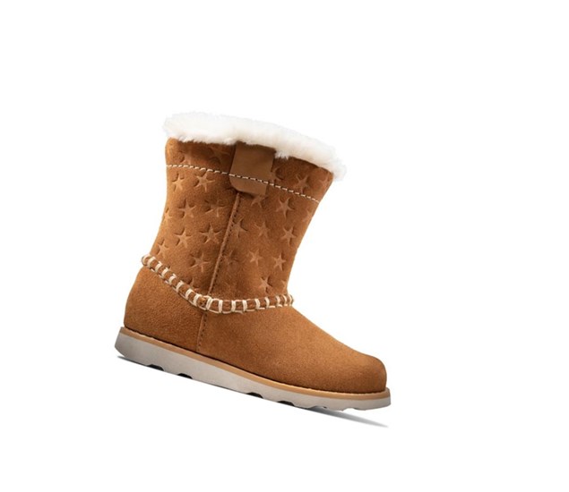 Clarks Crown Piper Semisove Semišové Čižmy Dievcenske Hnede | XAFL-81465