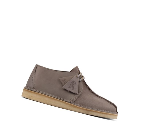 Clarks Desert Trek Semisove Casual Obuv Panske Modre Siva | RMNL-04276