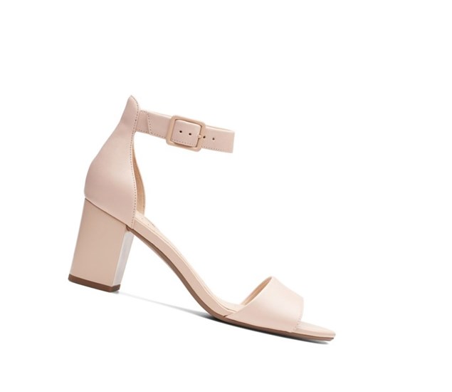 Clarks Deva Mae Kozene Podpätky Damske Skin | ADRI-29160