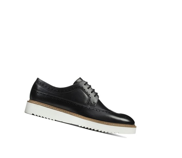 Clarks Ernest Limit Kozene Brogue Topanky Panske Čierne | DQZR-09251