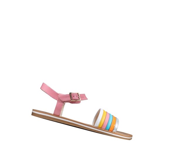 Clarks Finch Stride Kozene Sandale Casual Dievcenske Multicolour | YCXW-35471