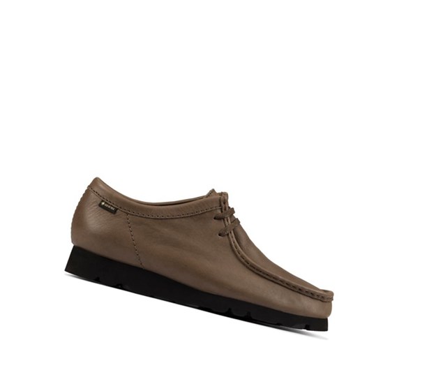 Clarks Gore-tex Kozene Wallabee Panske Olivovo Zelená | LSZC-69235