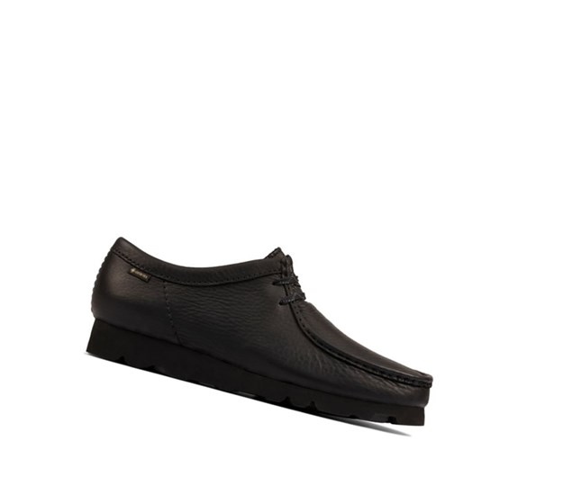 Clarks Gore-tex Kozene Wallabee Panske Čierne | MTEH-26570
