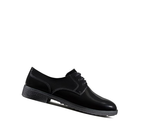 Clarks Griffin Lane Lakovane Brogue Topanky Damske Čierne | FDVJ-36029