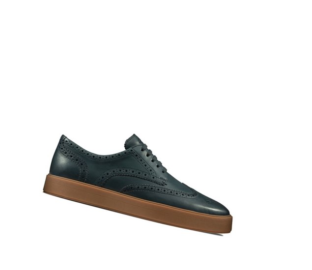 Clarks Hero Limit Kozene Tenisky Panske Námornícka Modrá | TVPL-46809
