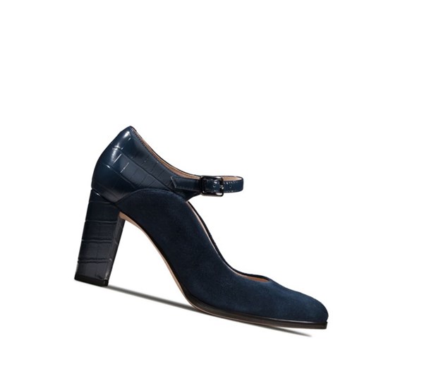 Clarks Kaylin Alba Semisove Podpätky Damske Námornícka Modrá | WYCP-84109