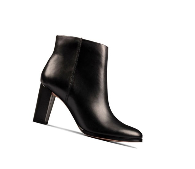 Clarks Kaylin Fern Kozene Mokasiny Damske Čierne | JFBE-48720