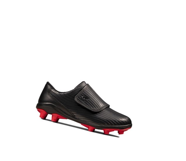 Clarks Kinetic Run Kozene Tenisky Chlapcenske Čierne | IPXO-30681