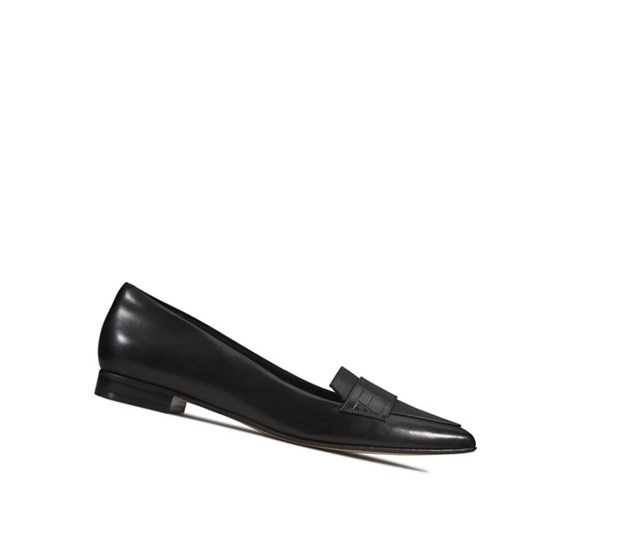 Clarks Laina 15 Kozene Balerinky Damske Čierne | RGUD-74286