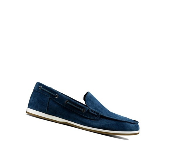 Clarks Morven Sun Semisove Mokasiny Panske Námornícka Modrá | XAYM-91380
