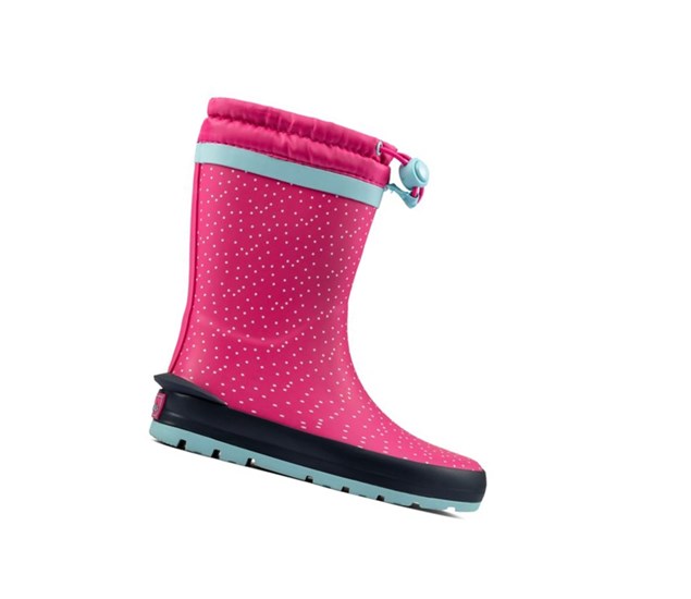 Clarks Mudder Race Textilne Gumaky Dievcenske Ruzove | EGBY-30241