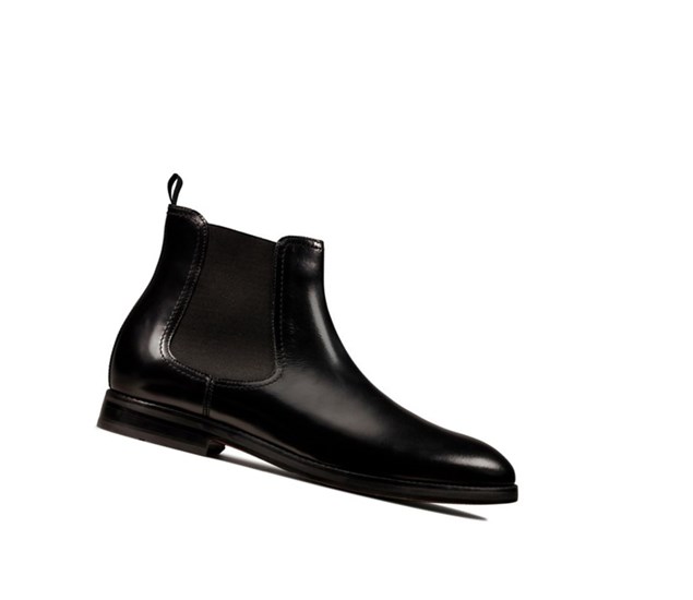 Clarks Oliver Top Kozene Chelsea Cizmy Panske Čierne | RSZD-59873