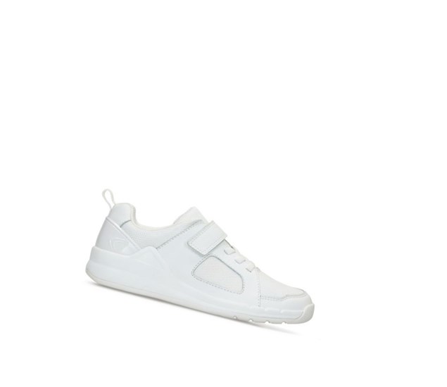 Clarks Orbit Ride Kozene Tenisky Chlapcenske Biele | RBIZ-97125