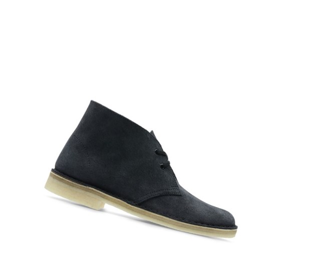 Clarks Original Semisove Púštne Čižmy Damske Tmavo Siva | DQMR-69754
