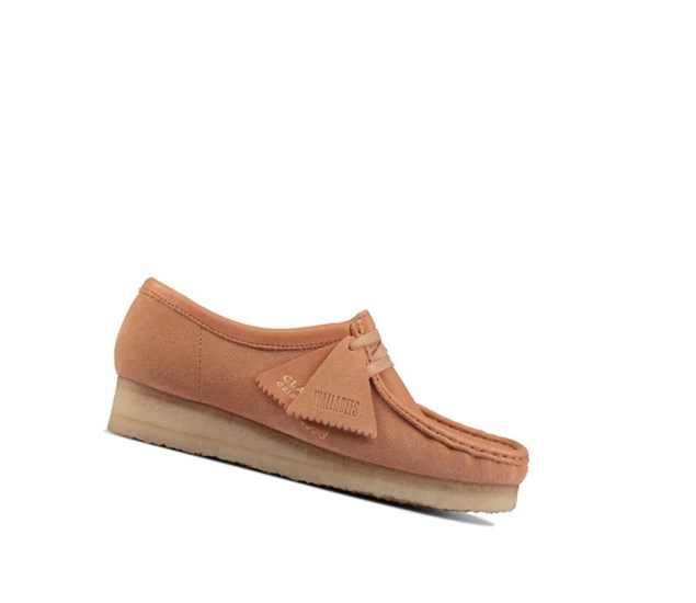 Clarks Original Semisove Wallabee Damske Hnede | GQEY-94826