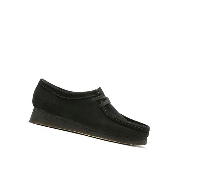 Clarks Original Semisove Wallabee Damske Čierne | ZWGI-61357