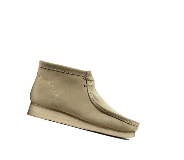 Clarks Original Semisove Wallabee Panske Svetlo Zelene | XKIP-94381