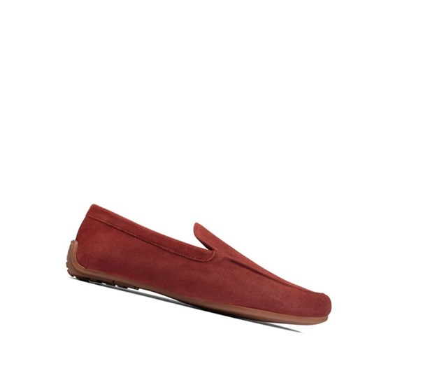 Clarks Reazor Plain Semisove Slip On Tenisky Panske Červené | FEXO-68135
