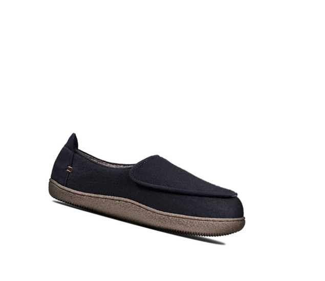 Clarks Relaxed Charm Papuce Panske Námornícka Modrá | QUBS-09632