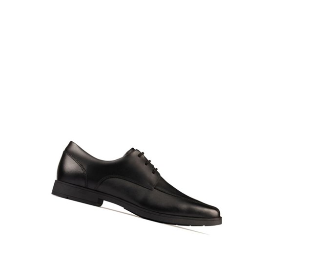 Clarks Scala Step Kozene Skolske Topanky Chlapcenske Čierne | ILFP-82014