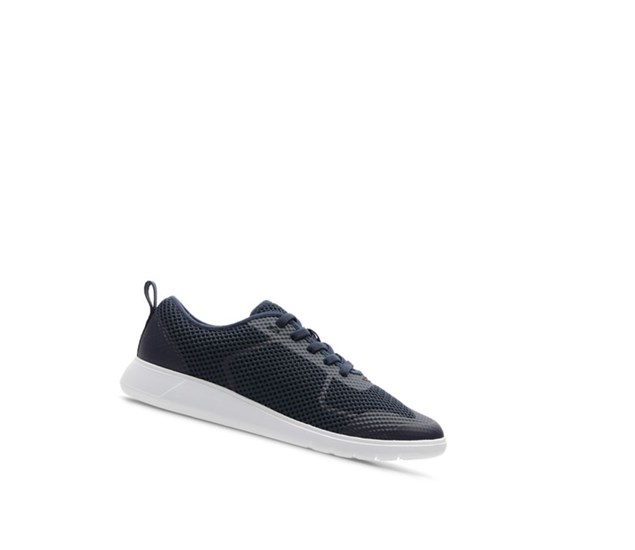 Clarks Scape Soar Syntetická Tenisky Chlapcenske Námornícka Modrá | ILJM-41685
