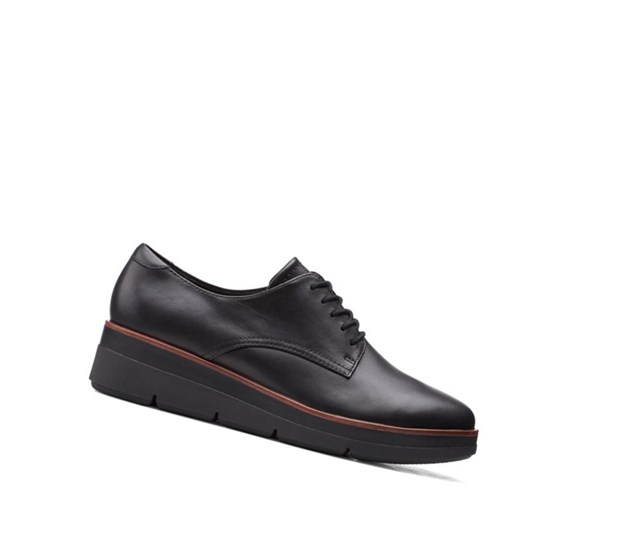 Clarks Shaylin Cipkovane Kozene Siroke Topanky Fit Kozene Topanky Damske Čierne | CDXA-97508
