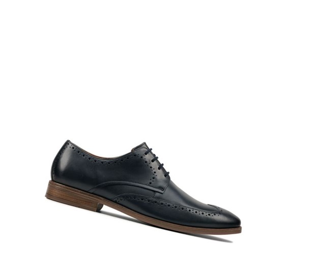 Clarks Stanford Limit Kozene Siroke Topanky Fit Kozene Topanky Panske Námornícka Modrá | WISK-70621