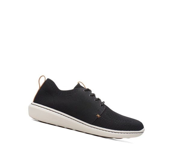 Clarks Step Urban Mix Tenisky Panske Čierne | BWAP-85746