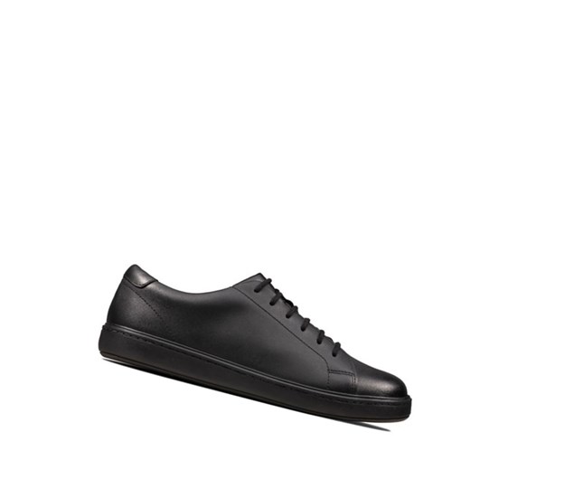 Clarks Street Skye Kozene Skolske Topanky Chlapcenske Čierne | LKMH-48625