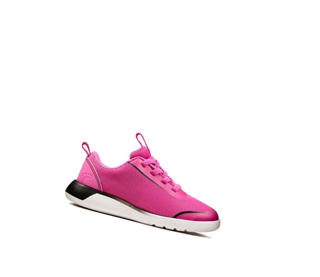 Clarks Suburb Spark Tenisky Chlapcenske Ruzove | QXDN-95487
