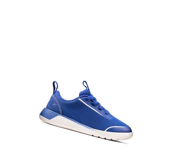 Clarks Suburb Spark Tenisky Chlapcenske Modre | RYPN-78149