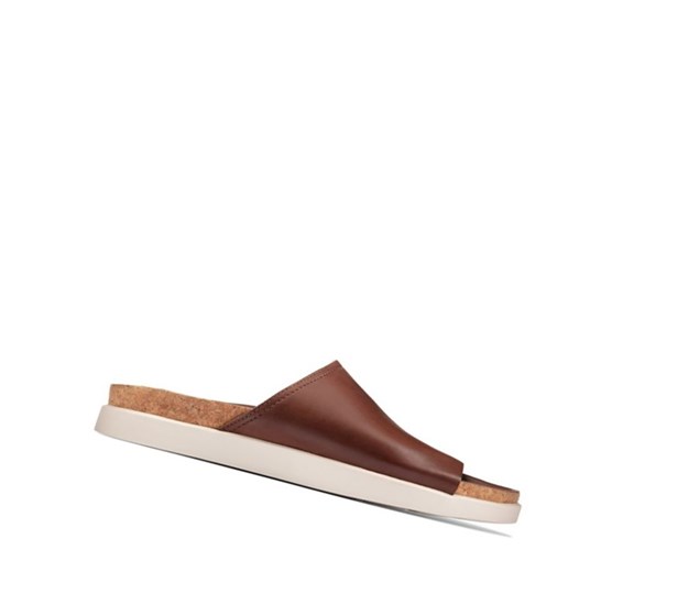 Clarks Sunder Slapky Kozene Slip On Tenisky Panske Hnede | PBQD-48062