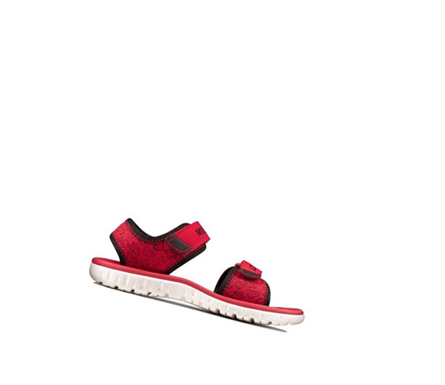 Clarks Surfing Glove Sandale Casual Chlapcenske Červené | SXQT-50894