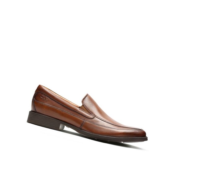 Clarks Tilden Free Kozene Siroke Topanky Fit Mokasiny Panske Tmavo Hnede | TXDM-02718