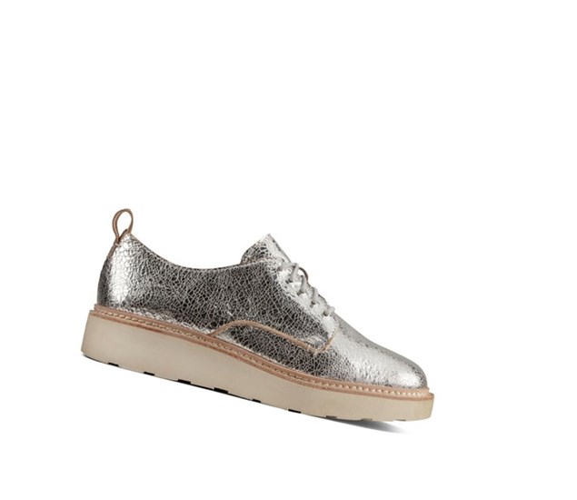 Clarks Trace Walk Kozene Vychadzkove Topanky Damske Strieborne Metal | VWJS-90851