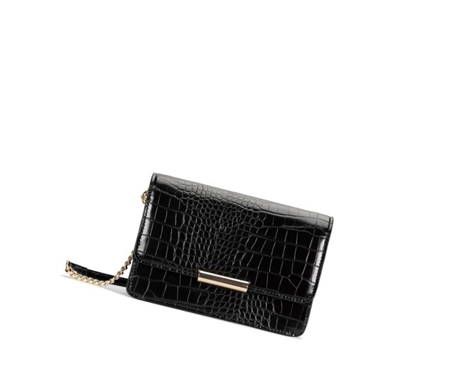 Clarks Treen Willow Croc Leather Bags Damske Čierne | IYMF-67850