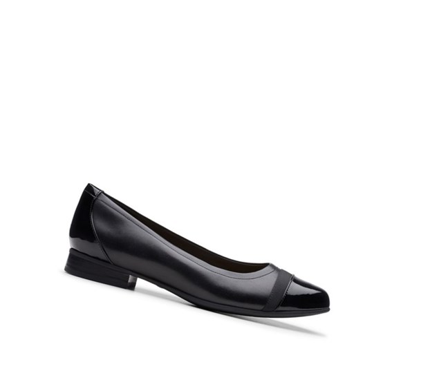 Clarks Un Blush Cap2 Kozene Balerinky Damske Čierne | FTIR-56783